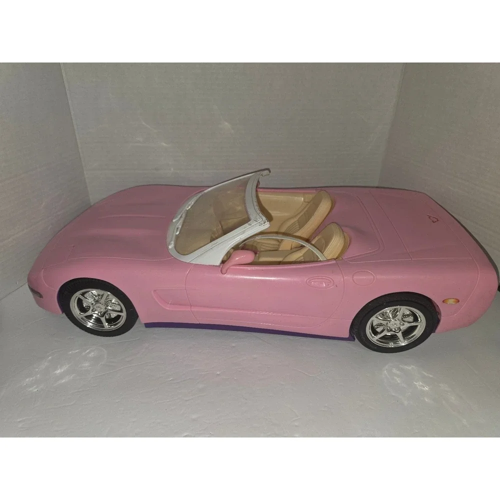 2001‎ Mattel Barbie Remote Control Pink Corvette Remote-controlled toy car